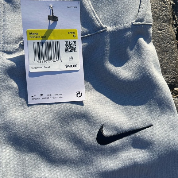 New Nike Vapor Select Knicker High Gray Baseball Pants Men’s Sz Small BQ6432-052 - Picture 2 of 6